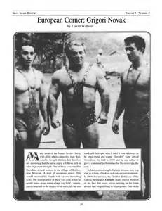Rare photo of Russian powerhouse Gregory Novak; this photo was taken with his two sons 20 years after his retirement. Reportedly, even at age 50, he was still capable of a strict 130 kilo (286 pound) clean and press.