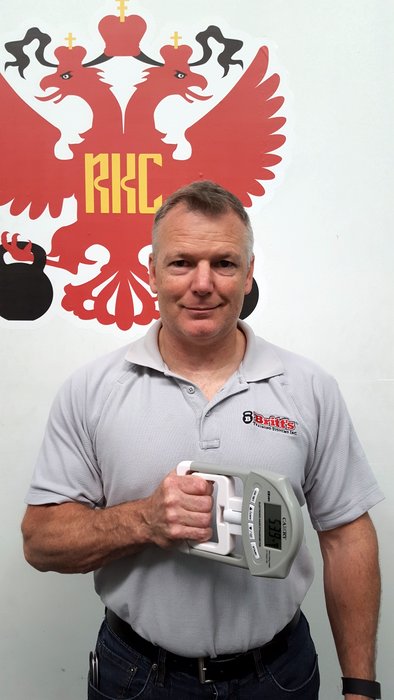 Paul Britt, RKC Team Leader with Dynamometer